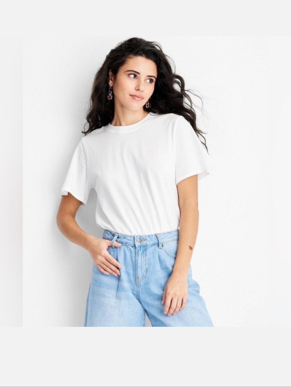 Future Collective Classic Women's White Crewneck Tee Bodysuit